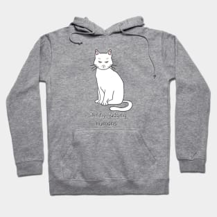 Cat silently judging humans Hoodie